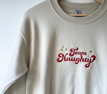 Team Naughty Sweater
