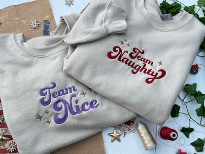 Team Naughty Sweater