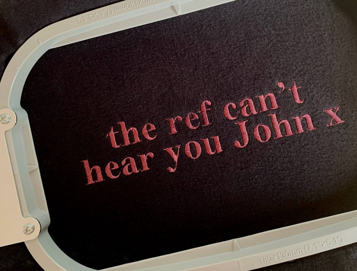 The Ref Can't Hear You Custom Tee