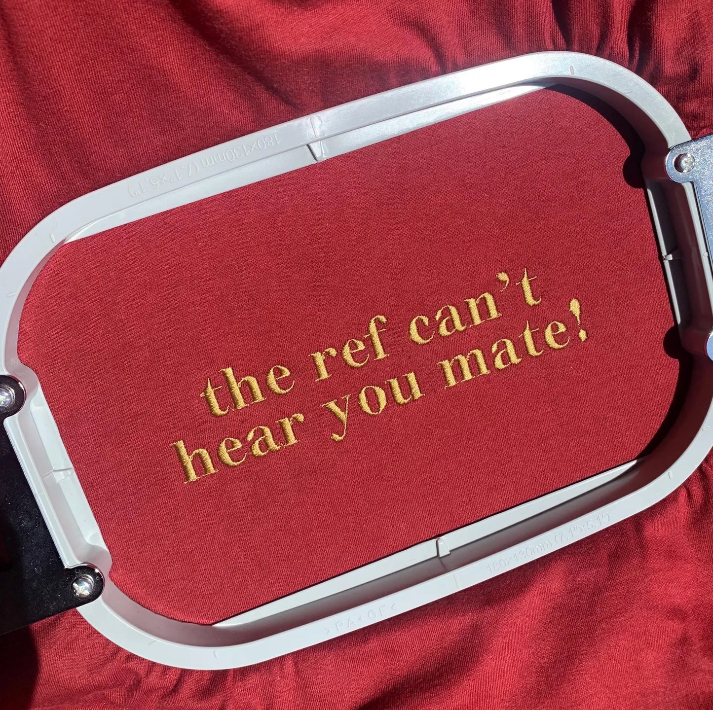 The Ref Can't Hear You Custom Tee